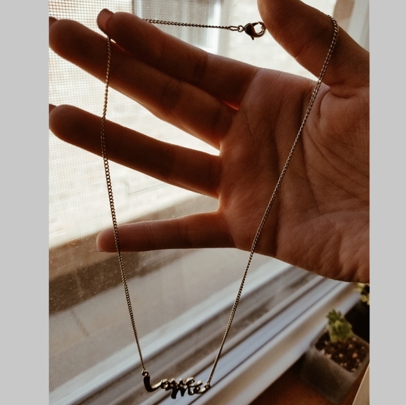 Victoria's Secret "Love Me" Gold Necklace - Picture 5 of 7